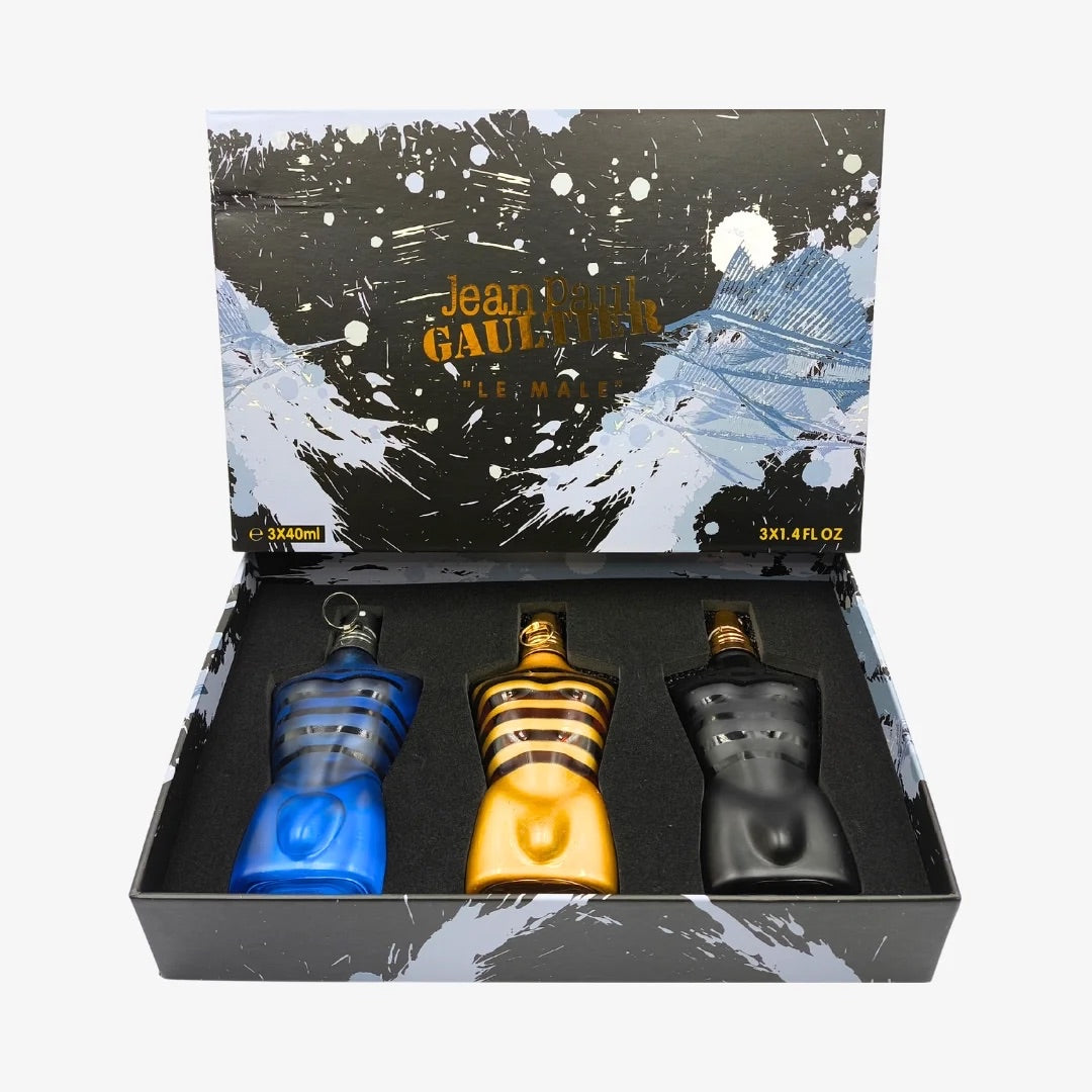 Pack de 3 Miniaturas Jean Paul Gaultier (Le Male + Classique + Le Male Le Parfum) 3x40ml